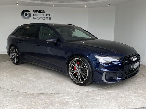 Audi A6 Estate, Diesel Hybrid, 2019, Blue