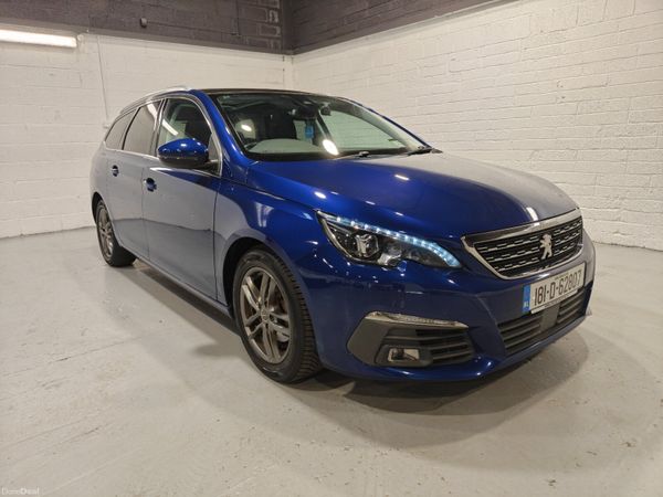 Peugeot 308 Estate, Diesel, 2018, Blue