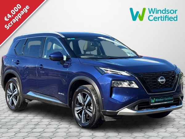 Nissan X-Trail SUV, Petrol Hybrid, 2024, Blue