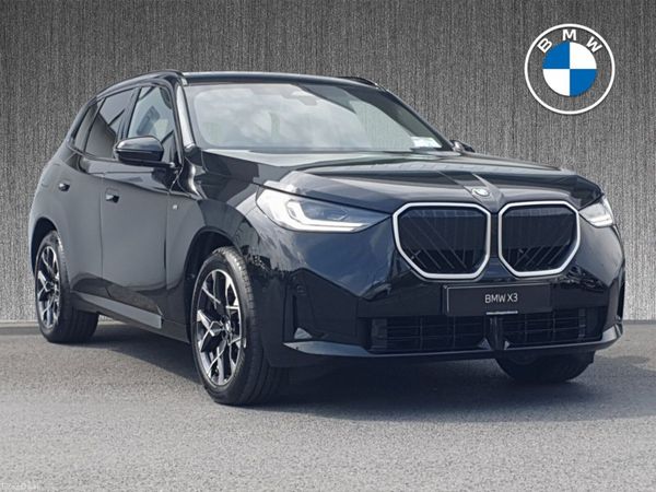 BMW X3 SUV, Petrol Plug-in Hybrid, 2026, Black