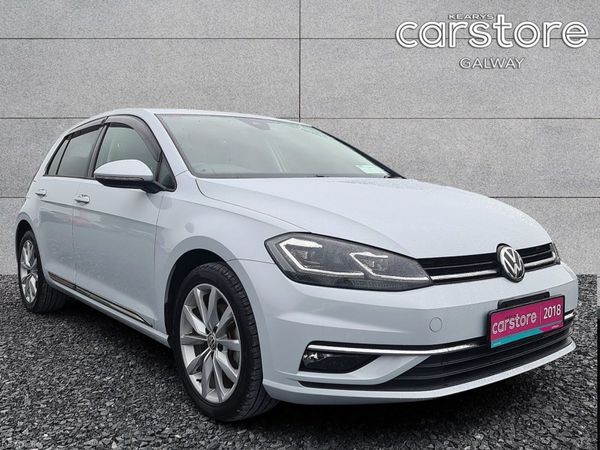 Volkswagen Golf Hatchback, Petrol, 2018, White