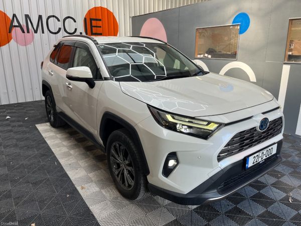 Toyota RAV4 SUV, Petrol Hybrid, 2022, White