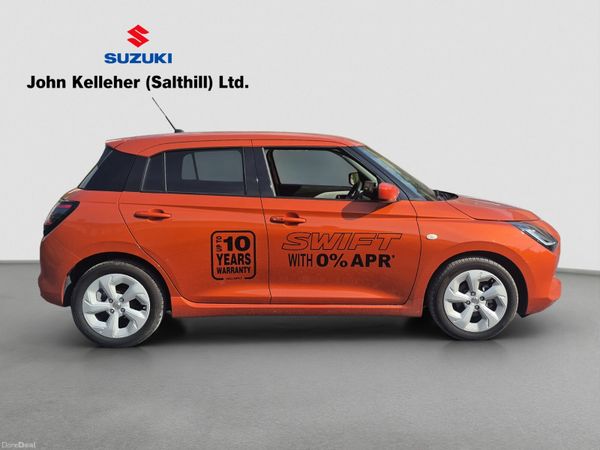 Suzuki Swift Hatchback, Petrol Hybrid, 2026, Orange