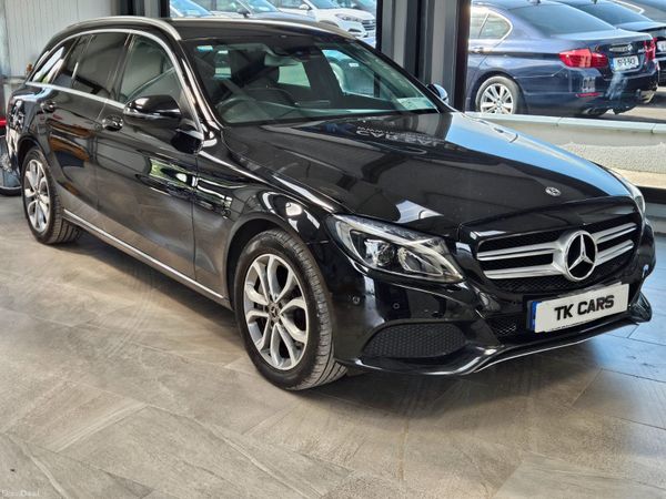 Mercedes-Benz C-Class Estate, Petrol Plug-in Hybrid, 2018, Black