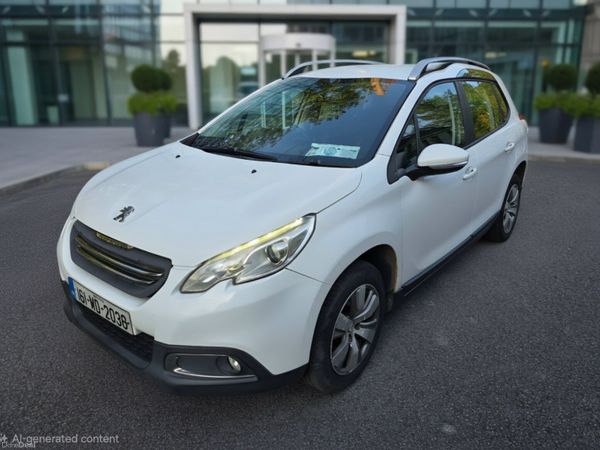 Peugeot 2008 SUV, Petrol, 2016, White