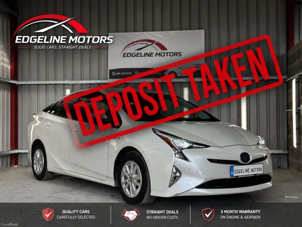 Toyota Prius Saloon, Petrol Hybrid, 2018, White