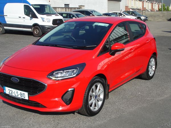 Ford Fiesta Hatchback, Petrol, 2022, Red