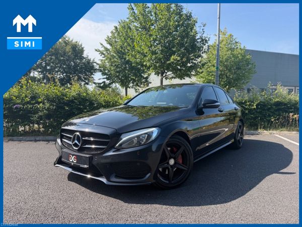 Mercedes-Benz C-Class Saloon, Diesel Hybrid, 2015, Black
