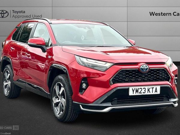 Toyota RAV4 SUV, Petrol Plug-in Hybrid, 2023, Red