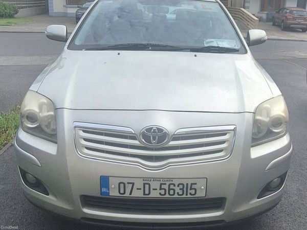 Toyota Avensis Saloon, Petrol, 2007, Silver