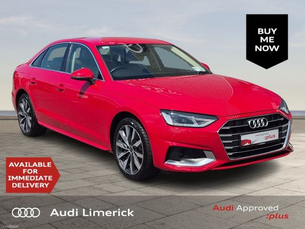 Audi A4 Saloon, Diesel, 2022, Red