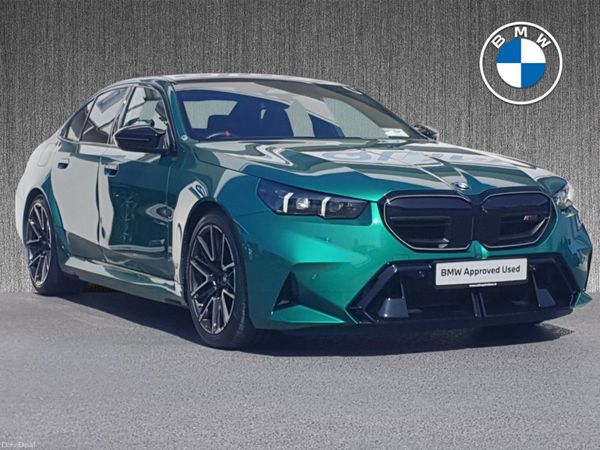 BMW M5 Saloon, Petrol Plug-in Hybrid, 2025, Green
