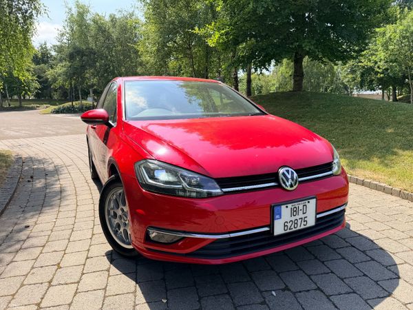 Volkswagen Golf Hatchback, Petrol, 2018, Red