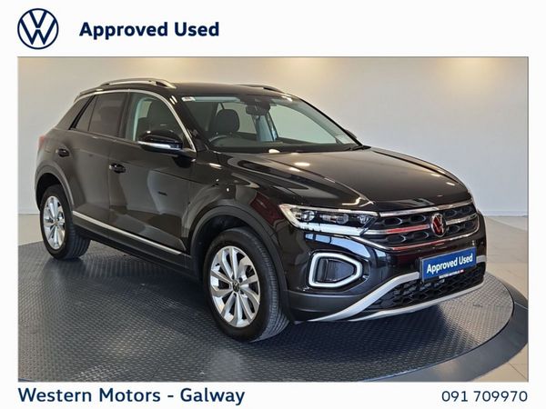 Volkswagen T-Roc SUV, Petrol, 2023, Black