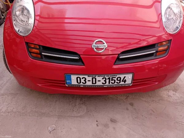 Nissan Micra Hatchback, Petrol, 2003, Red