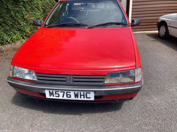 Peugeot 405 Saloon, Diesel, 1994, Red