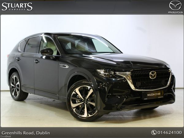 Mazda CX-60 SUV, Petrol Plug-in Hybrid, 2024, Black
