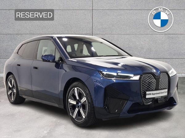 BMW iX SUV, Electric, 2022, Blue