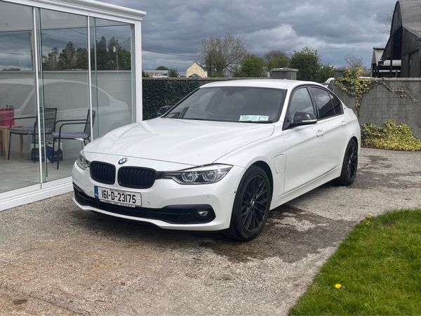 BMW 3-Series Saloon, Petrol Hybrid, 2016, White