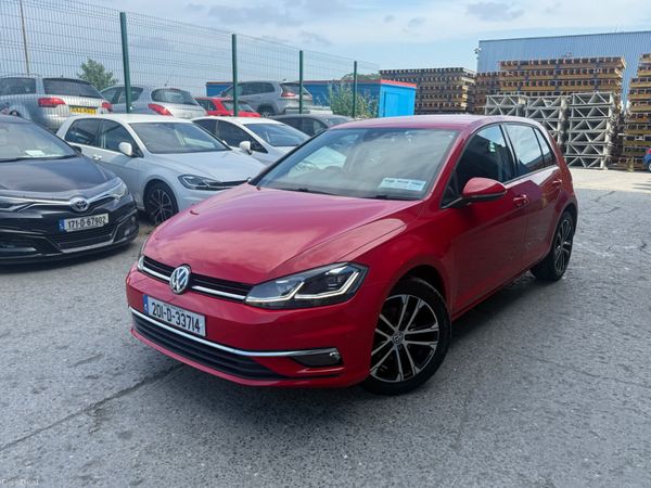 Volkswagen Golf Hatchback, Petrol, 2020, Red