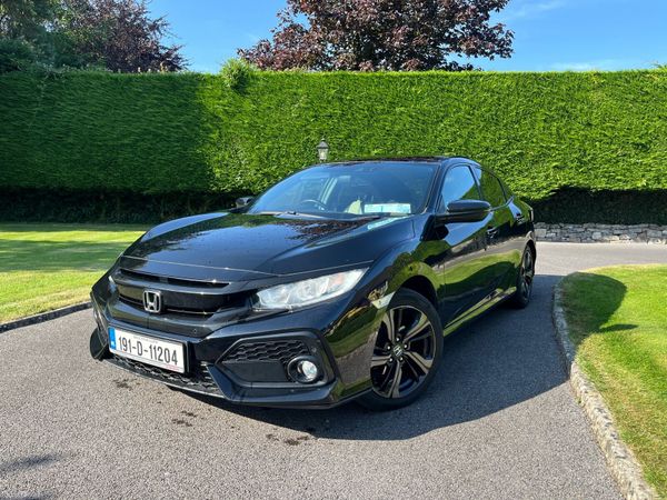 Honda Civic Hatchback, Petrol, 2019, Black