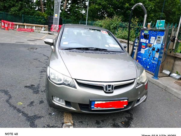 Honda Civic Saloon, Petrol Hybrid, 2008, Grey