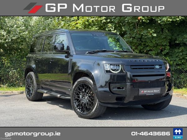 Land Rover Defender Estate, Petrol Plug-in Hybrid, 2023, Black