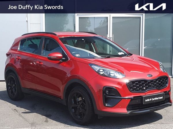 Kia Sportage SUV, Diesel Hybrid, 2021, Red