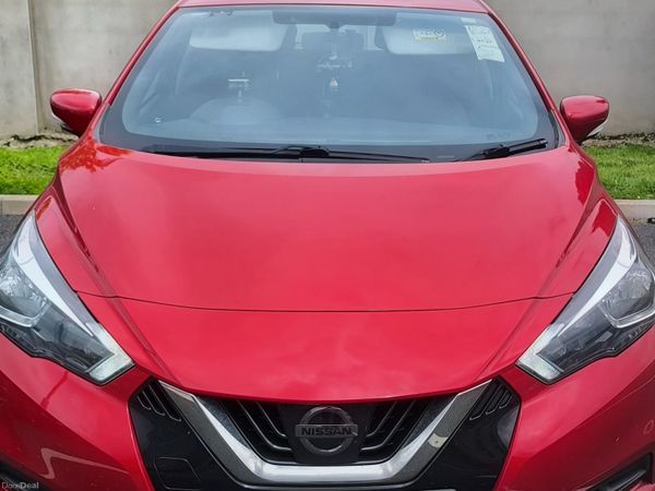 Nissan Micra Hatchback, Petrol, 2019, Red