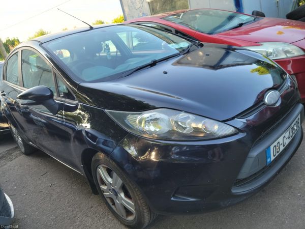 Ford Fiesta Hatchback, Petrol, 2009, Black
