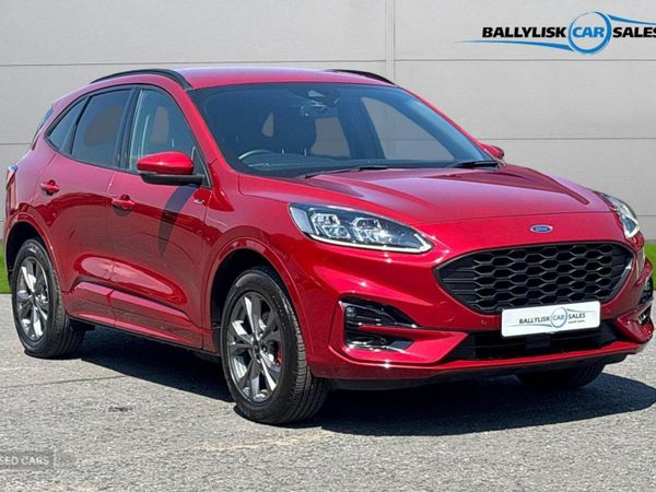 Ford Kuga SUV, Petrol Plug-in Hybrid, 2023, Red