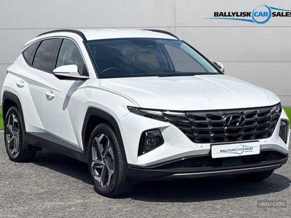 Hyundai Tucson SUV, Petrol Hybrid, 2023, White