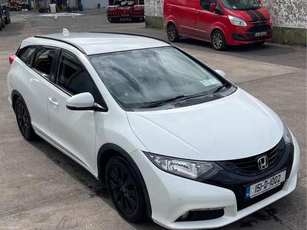 Honda Civic Estate, Diesel, 2015, White