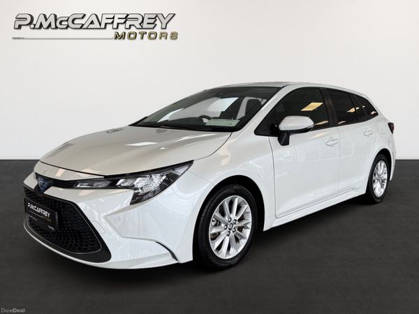 Toyota Corolla Estate, Petrol Hybrid, 2022, White