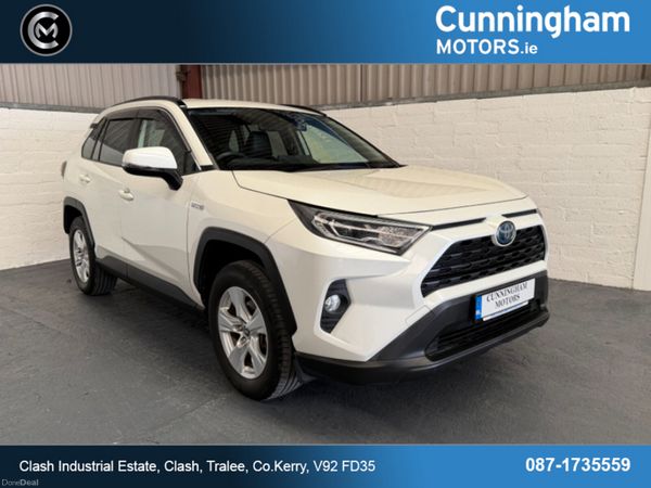 Toyota RAV4 SUV, Petrol Hybrid, 2019, White