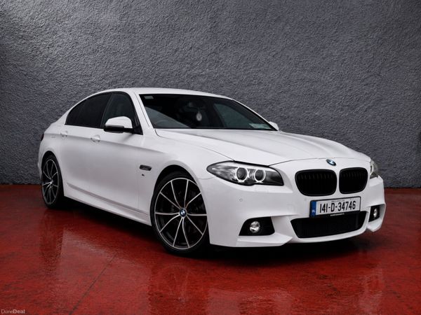 BMW 5-Series Saloon, Diesel, 2014, White