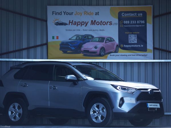 Toyota RAV4 SUV, Petrol Hybrid, 2020, Silver
