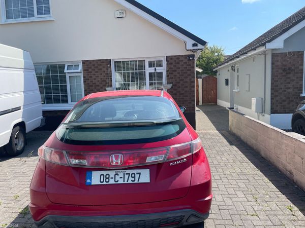 Honda Civic Hatchback, Petrol, 2008, Red