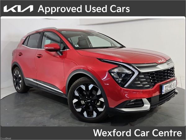 Kia Sportage SUV, Petrol Plug-in Hybrid, 2022, Red