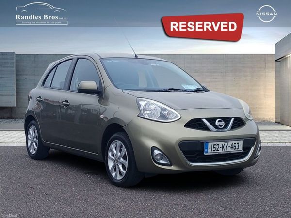 Nissan Micra Hatchback, Petrol, 2015, Green