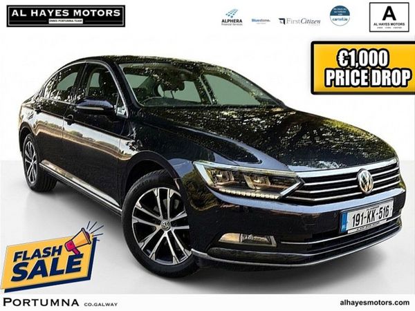 Volkswagen Passat Saloon, Diesel, 2019, Black