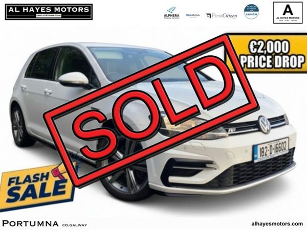 Volkswagen Golf Hatchback, Petrol, 2018, White