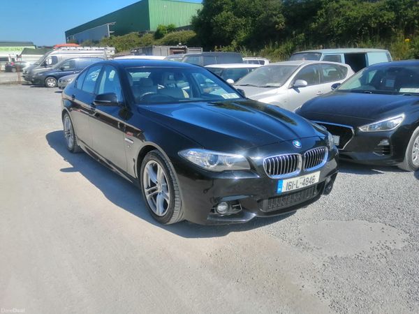 BMW 5-Series Saloon, Diesel, 2016, Black