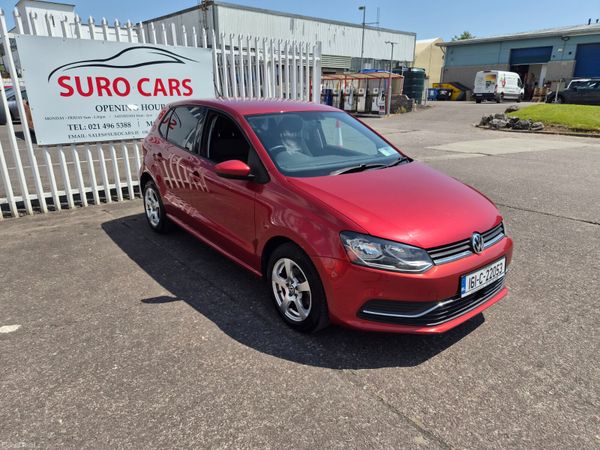 Volkswagen Polo Hatchback, Petrol, 2016, Red