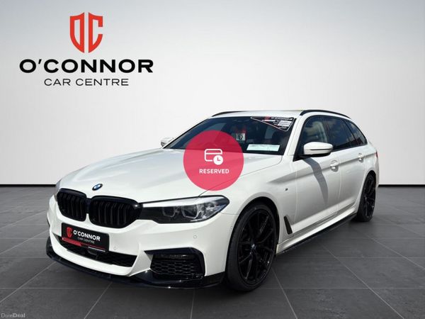 BMW 5-Series Estate, Diesel, 2019, White