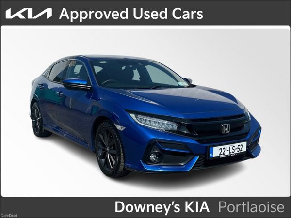 Honda Civic Saloon, Petrol, 2022, Blue