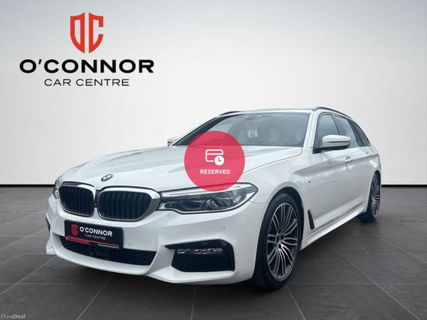 BMW 5-Series Estate, Diesel, 2017, White