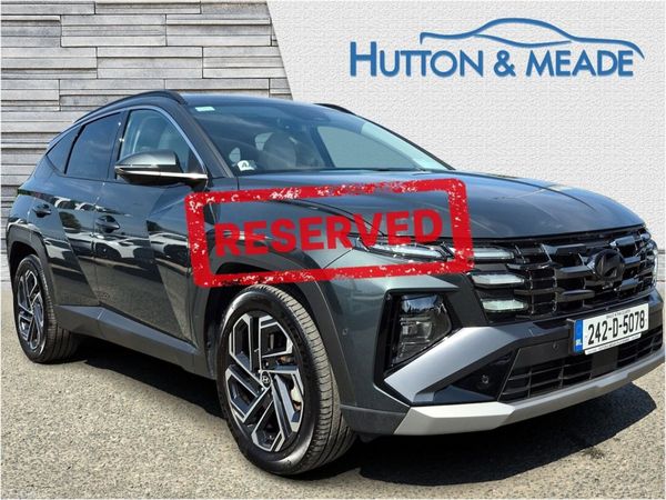 Hyundai Tucson SUV, Petrol Hybrid, 2024, Green
