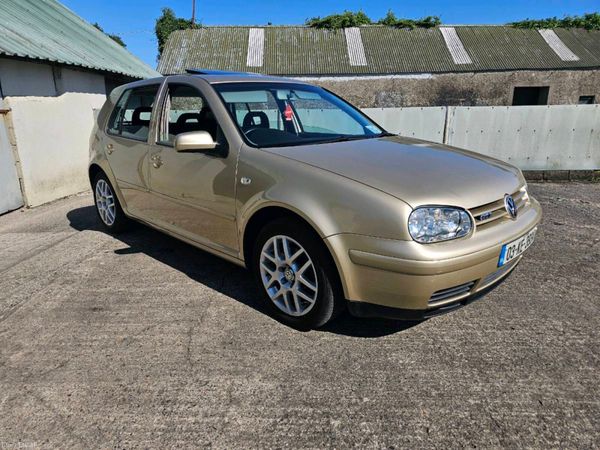 Volkswagen Golf Hatchback, Petrol, 2003, Gold