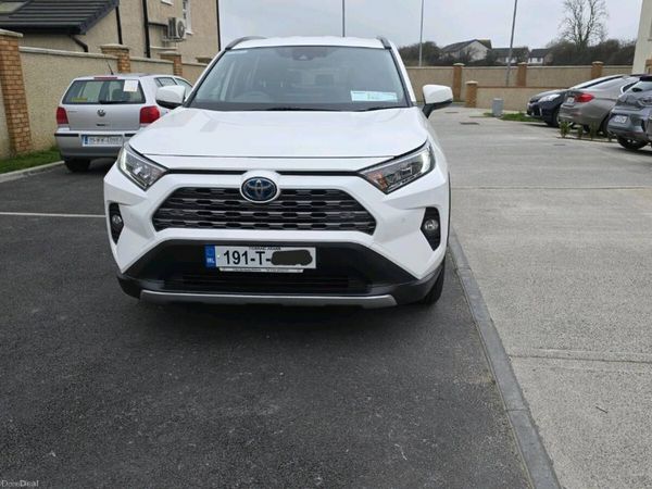 Toyota RAV4 SUV, Petrol Hybrid, 2019, White